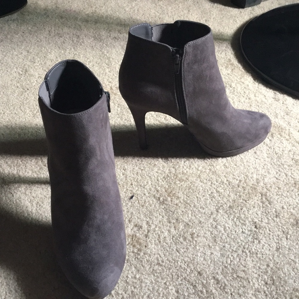 Apt 9 Grey Booties (Size 9) - image 2